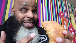 Taco Bell’s NEW Cheesy Chicken Crispanada Review [upl. by Neill]