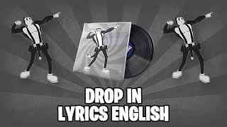 DROP IN  Trippie Redd  Fortnite Lyrics English [upl. by Llerrej]