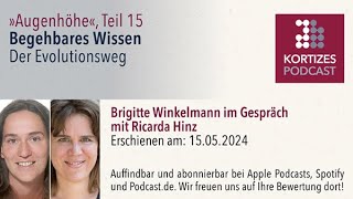 PodcastGespräch • Ricarda Hinz • Augenhöhe 15 Begehbares Wissen – Die Evolutionswege [upl. by Yanahs]