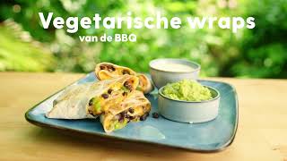 Vegetarische wraps van de BBQ maken  Recept  Allerhande [upl. by Nylg472]