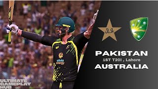 First T20I Showdown Australia vs Pakistan  Full HD 60 FPS Gameplay [upl. by Calore828]