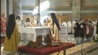 Melkite Patriarch Gregorios Divine Liturgy in Rome [upl. by Ennasirk]