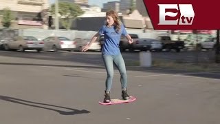 Hacen realidad la patineta voladora de la cinta Volver al Futuro Hacker Paul Lara [upl. by Boyes]