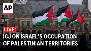 ICJ Day 3 LIVE Top UN court hearing on Israel’s occupation of Palestinian territories [upl. by Leakim]