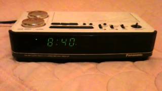 Panasonic RC6180 quotBig Bell Alarmquot Clock Radio Ringing [upl. by Maiga]