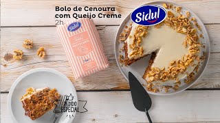 Bolo de cenoura com queijo creme [upl. by Harras]