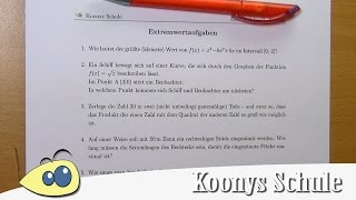 Intro zu den Extremwertaufgaben alles wird vorgerechnet  08 Blatt 1597 [upl. by Riker990]