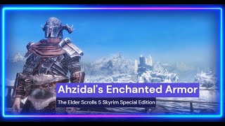 Ahzidals Enchanted Armor by MANHUNTER69  Skyrim SE  Best ArmorOutfit [upl. by Cence]