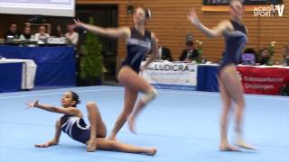 Acro Cup Albershausen 2013 Womens Group Dynamics Corsico Italy Youth  Marchesi Carbognani Piccaluga [upl. by Harobed]