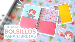 Tutorial  Bolsillos para Libretas  Agendas ☾ [upl. by Aretina398]