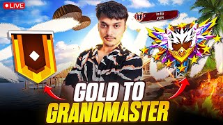 🔴Live Dominating Top 1 Grandmaster V Badge Lobby🗿😤Serious Grandmaster Pushing😡Garena Free Fire [upl. by Lsil]