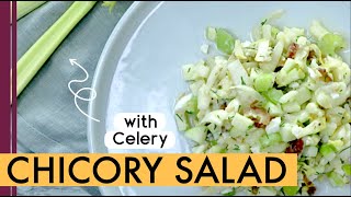 Healthy Chicory Salad recipe  Salad with Belgian Endive  34 Portions  15 min prep time [upl. by Anabelle]