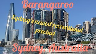 A walk around Barangaroo the newest entertainment and recreational precinct in Sydney Australia [upl. by Eikcuhc744]