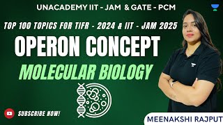 Operon Concept  1  Mol Biology  Top 100 Topics for TIFR 2024 amp IITJAM 2025  Meenakshi Rajput [upl. by Julio]