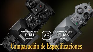 Olympus OMD EM1 Mark III vs Olympus OMD EM5 Mark III Una Comparación de Especificaciones [upl. by Naujik]