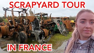 SCRAPYARD TOUR IN RURAL FRANCE [upl. by Arreik]