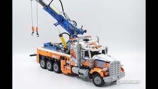 LEGO Technic 42128 Heavyduty Tow Truck en action [upl. by Ahsiemat]