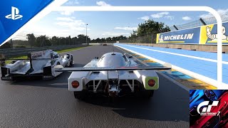 Gran Turismo 7  Daily Race  24 Heures du Mans Racing Circuit  Sauber Mercedes C9 [upl. by Allenotna]