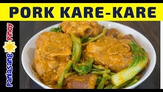 Pork Kare kare Recipe  Pata Kare  Easy Filipino Kare Kare Panlasang Pinoy [upl. by Ardnazil]