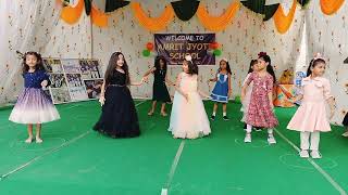 Papa Mere PapaDance by students of Amrit Jyoti School Sajjangarh  15 Aug 2023 [upl. by Lybis45]