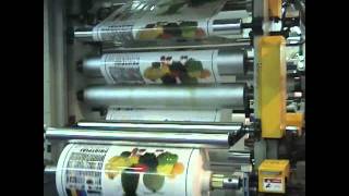 Flexo Printing Press  6 colors 150MMin [upl. by Briny]