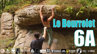 Le Bourrelet 6A  Fontainebleau Boulder  Sector Rocher Gréau [upl. by Peace]