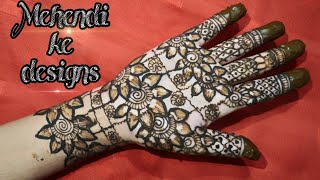 Mehandi design  mehndi ke designs  mehandi  simple mehndi  mehandi design  mehndi ka design [upl. by Cheyne]