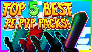 TOP 5 MCPE 116 PvP TEXTURE PACKS Minecraft PE 2020 [upl. by Hairahcaz]