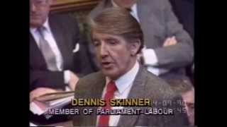 Margaret Thatcher Vs Denis Skinner [upl. by Essinger]