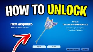 How To Get The FNCS Pickaxe Axe Of Champions 20 [upl. by Lais]