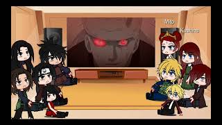 Uzumaki Clan and Uchiha Clan  Minato react to Madara vs Sasuke and NarutoParuChan [upl. by Aicilec]