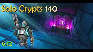 Solo Crypts 140 612  Dungeons Speedrun  Fortnite StW [upl. by Reyna]