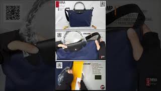 longchamp top handle bag medium le pliage energy I review I unboxing shorts [upl. by Falk]