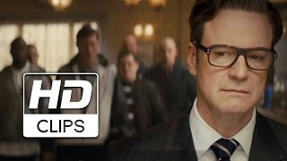 Kingsman El Servicio Secreto  Clip quotPelea en el Barquot HD [upl. by Aneez310]