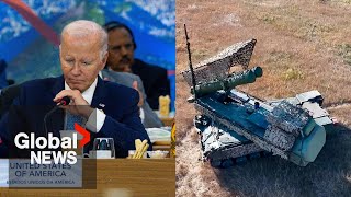 quotNecessaryquot World reacts to Biden letting Ukraine use US longrange missiles [upl. by Lepper]