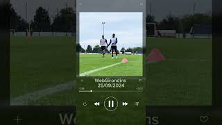 Girondins entraînement avec Carroll Diallo et Over Mandanda [upl. by Westbrooke]