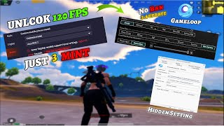 🔧How to Unlock 120 FPS in PUBG Mobile Emulator  GameLoop 34 FPS Guide📈✅  Gameloop 32 bit [upl. by Musa633]