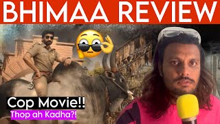 Bhimaa Review  Gopi Chand  Poolachokka  Bhima Movie Review [upl. by Hareemas]