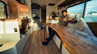 We Renovated An Old RV in 5 Days  Tiny Home Tour [upl. by Pimbley302]