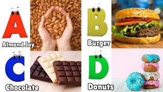 Food Alphabet Song for Kids  Food ABC Song  Phonics for Kids  Learn English Alphabet Letters [upl. by Coad]