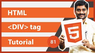 HTML DIV tag  HTML Tutorial 81 🚀 [upl. by Anilehs541]