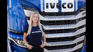 Swedish truck driver AngelicaLarsson gets up close with the ETRC racing trucks [upl. by Teragram]