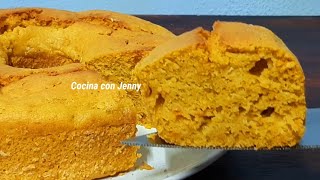 QUEQUE DE ZANAHORIA RECETAS FACIL [upl. by Nelleoj]