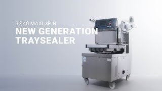 Schalensiegler BS 40 MAXI SPIN – Traysealer rotation function for more capacity [upl. by Sandi34]