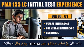 PMA 155 Initial Test Experience  155 Pma Verbal Non Verbal and Academic test Repeated Questions [upl. by Aiset]