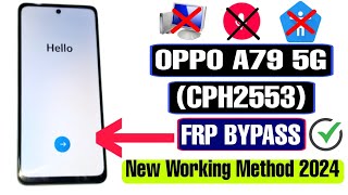 OPPO A79 5G FRP Bypass Android 14  OPPO A79 5G Google Bypass  New Trick 2024  OPPO A79 FRP Bypass [upl. by Toshiko]