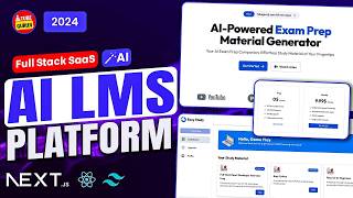 Build amp Deploy NextJs Full Stack AI LMS SAAS App Using React Tailwind Inngest Clerk Neon Gemini [upl. by Aurora]