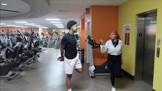 ME AND DESTINY WORKED OUT TOGETHER🥰‼️She Touched My👀 [upl. by Attey]