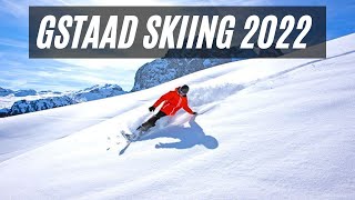 Gstaad Skiing 2022  Gstaad Switzerland [upl. by Anahahs]