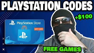 FREE PSN CODES 2024  Check out THESE Free PS4  PS5 Discount Codes NOW [upl. by Nnylaehs]